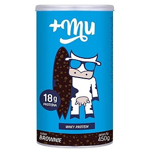 Whey Concentrado +Mu Brownie 450g - Mais Mu