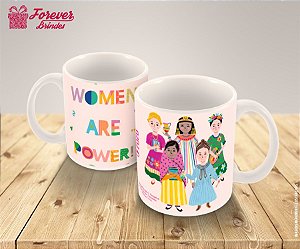 Caneca de Porcelana Women Are Power