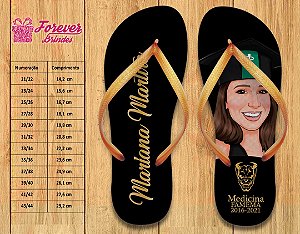 Chinelo Personalizado formatura