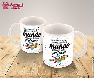 Caneca de Porcelana Personalizada dia dos Professores