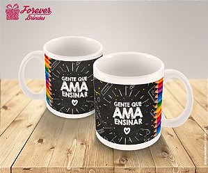 Caneca de Porcelana Personalizada dia dos Professores