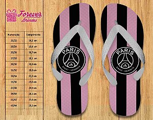 Chinelo Personalizado PSG