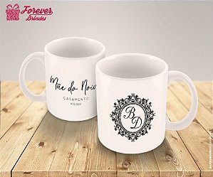 Caneca de Porcelana Personalizada Casamento