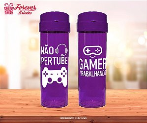 Garrafa Acquabio Gamer Trabalhando