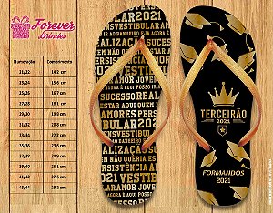 Chinelo Personalizado Formandos