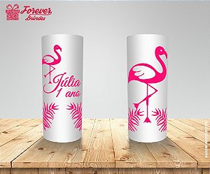 Copo Long Drink Flamingo Floral