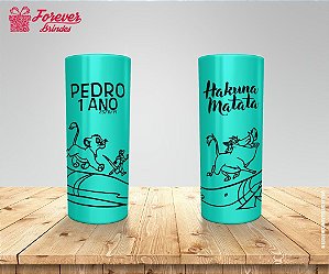 Copo Long Drink Personalizado Aniversário Do Rei Leão