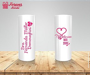 Copo Long Drink Personalizado Com Rosa De Medicina