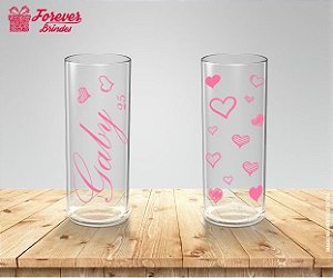 Copo Long Drink Personalizado De 25 Anos