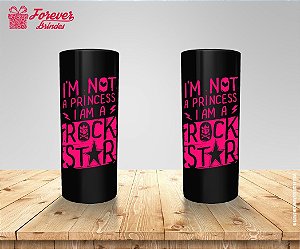 Copo Long Drink Princesa Rock Star