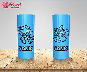 Copo Long Drink Sonic e Tails