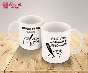 Caneca De Porcelana Flork