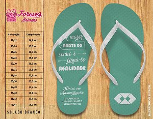 Chinelo Personalizado Formatura