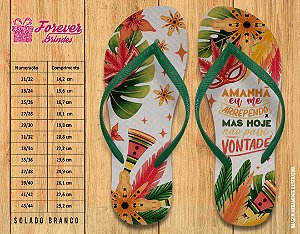 Chinelo Personalizado Carnaval