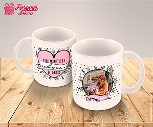 Caneca De Porcelana Dia das Mães