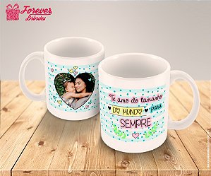 Caneca De Porcelana Dia das Mães