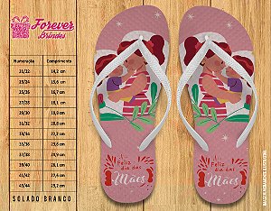 Chinelo Personalizado Dia das Mães