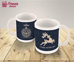 Caneca de Porcelana Personalizada Natal