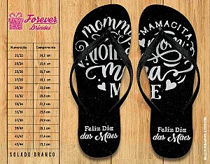 Chinelo Personalizado Dia das Mães