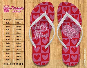 Chinelo Personalizado Dia das Mães