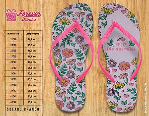 Chinelo Personalizado Dia das Mães