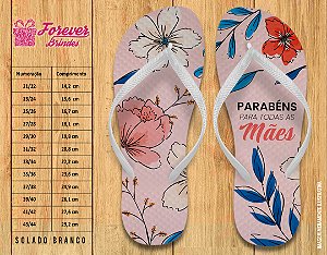 Chinelo Personalizado Dia das Mães