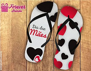 Chinelo Dia Das Mães Corações