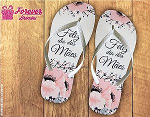 Chinelo Dia Das Mães Floral