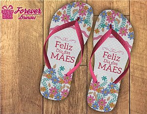 Chinelo Dia Das Mães Floral