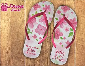 Chinelo Dia Das Mães Floral