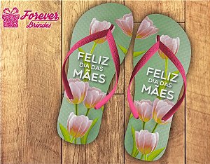 Chinelo Dia Das Mães Tulipas