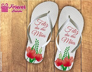 Chinelo Dia Das Mães Tulipas