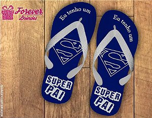 Chinelo Dia Dos Pais Super Pai