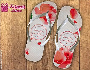 Chinelo Dia Das Mães Floral