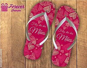 Chinelo Dia Das Mães Corações