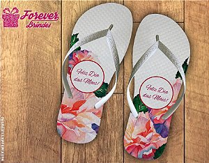 Chinelo Dia Das Mães Floral