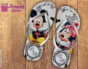 Chinelo De Casamento Mickey e Minnie