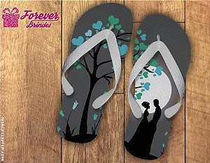 Chinelo De Casamento Corações