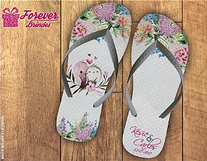 Chinelo De Casamento Pombinhos