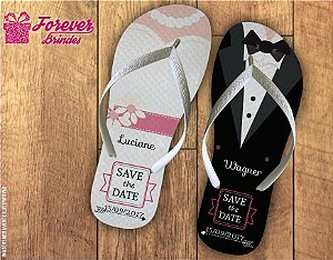 Chinelo De Casamento Save The Data