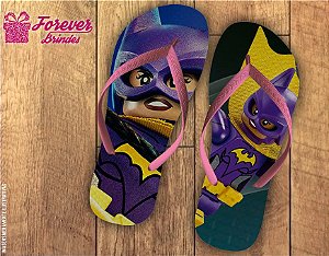 Chinelo De Aniversário Infantil Batman Lego