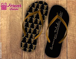 Chinelo Formatura Ciências Contábeis Dourado