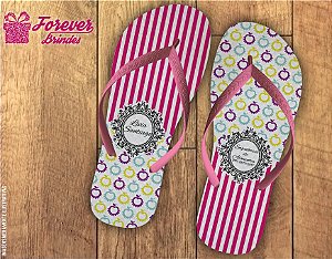 Chinelo Formatura Engenharia Alimentos Listrado