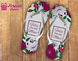 Chinelo Dia Das Mães Floral