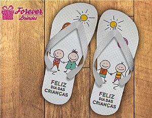 Chinelo Dias Das Crianças Menino e Menina