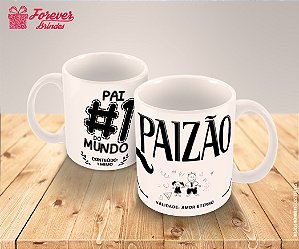 Caneca Porcelana Personalizada Dia dos Pais