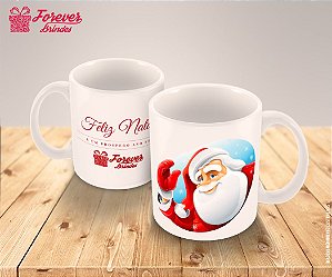 Caneca Porcelana Personalizada Feliz Natal