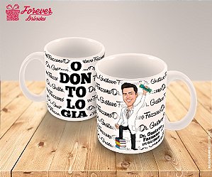 Caneca Porcelana Personalizada Odontologia