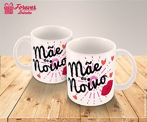 Caneca estampada Mãe Do Noivo