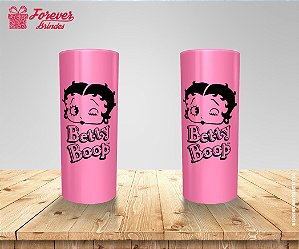 Copo Long Drink Rosto Da Betty Boop